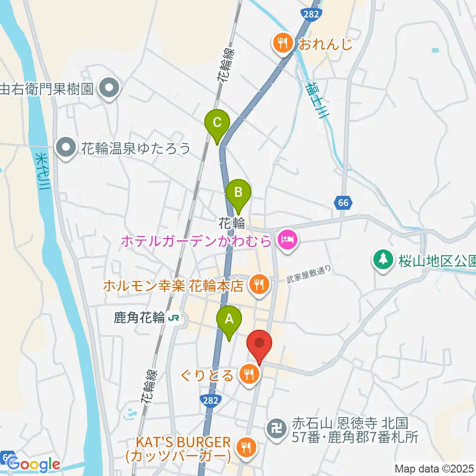 鹿角市交流プラザ MITプラザ周辺のコンビニエンスストア一覧地図