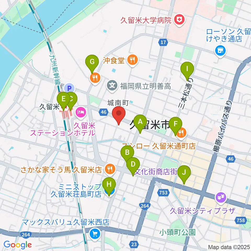ゆめ色ピアノ教室周辺のコンビニエンスストア一覧地図