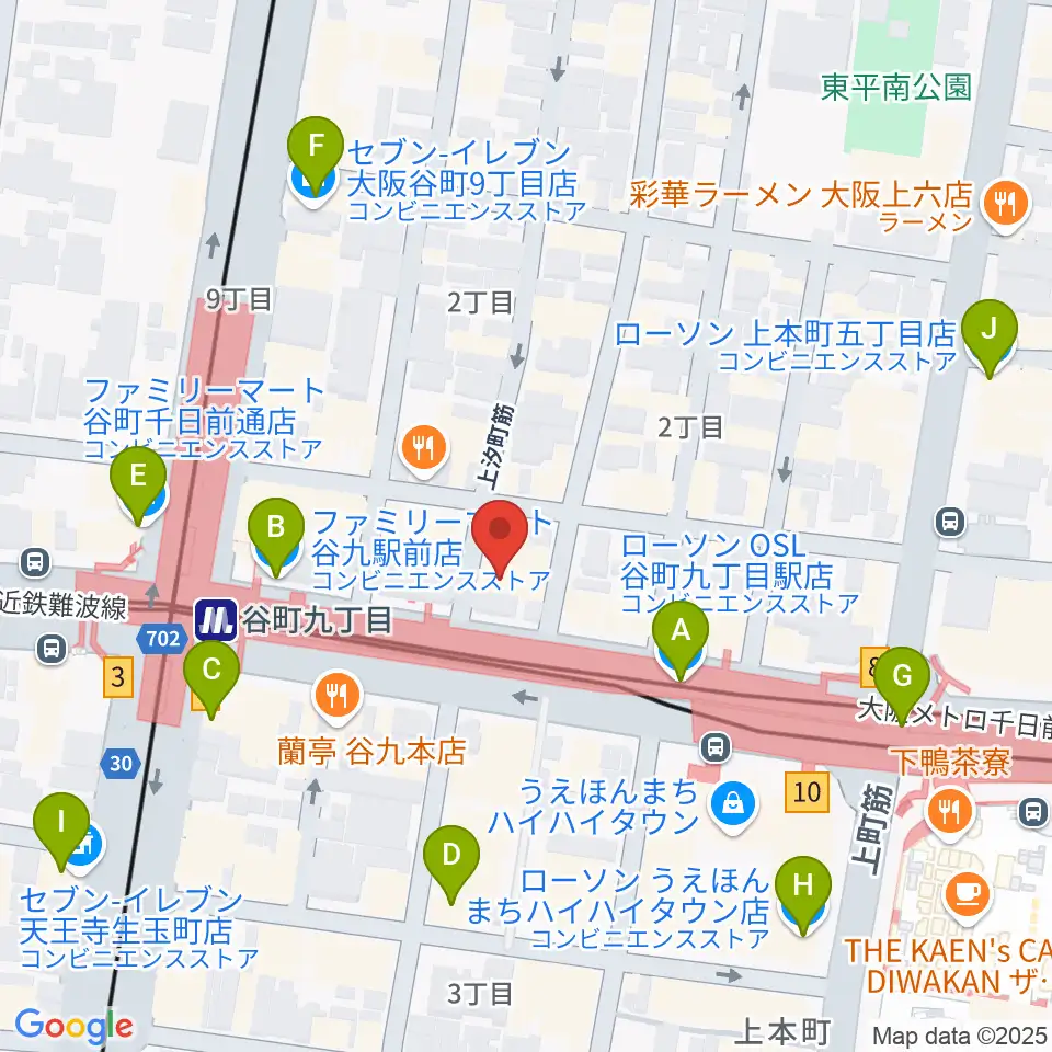 Little Egg Studio周辺のコンビニエンスストア一覧地図