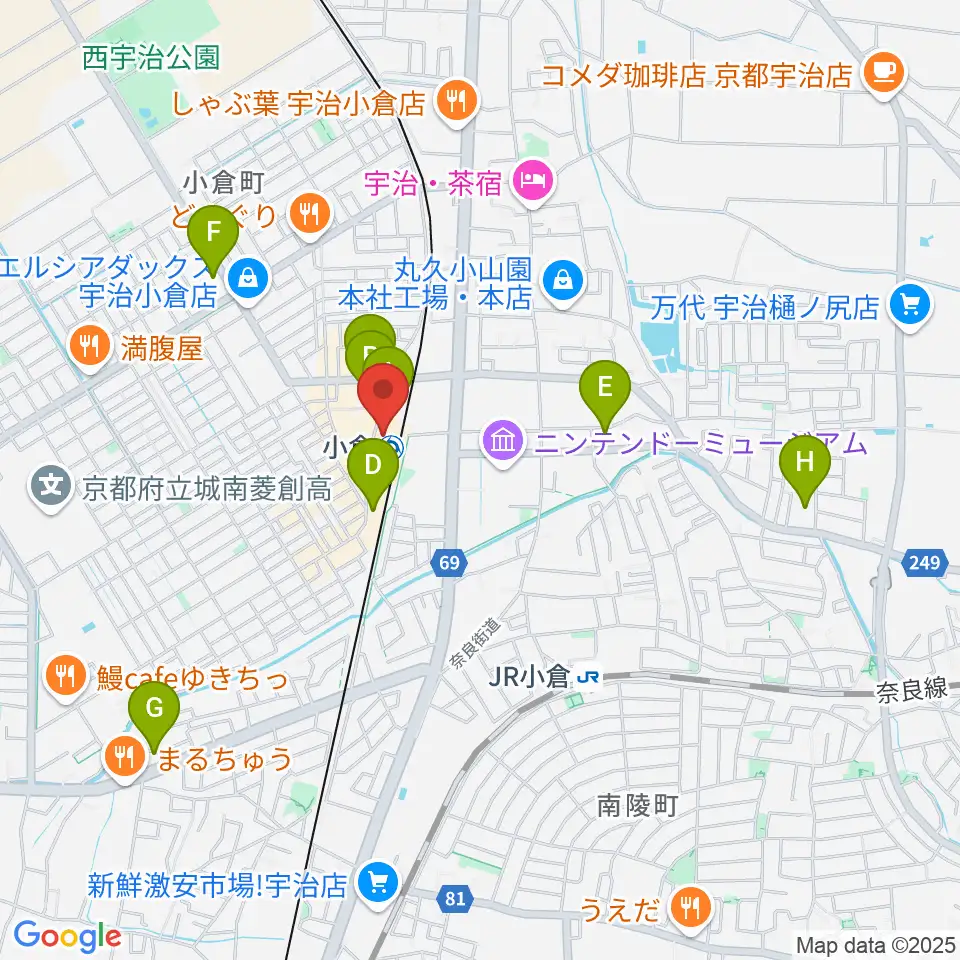 ソウルクリエイトミュージック周辺のコンビニエンスストア一覧地図