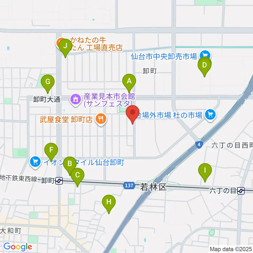 せんだい演劇工房10-BOX周辺のコンビニエンスストア一覧地図