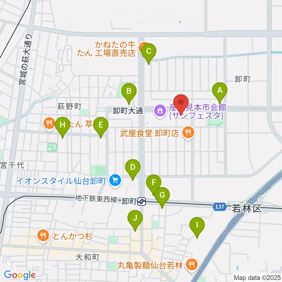 能-BOX周辺のコンビニエンスストア一覧地図