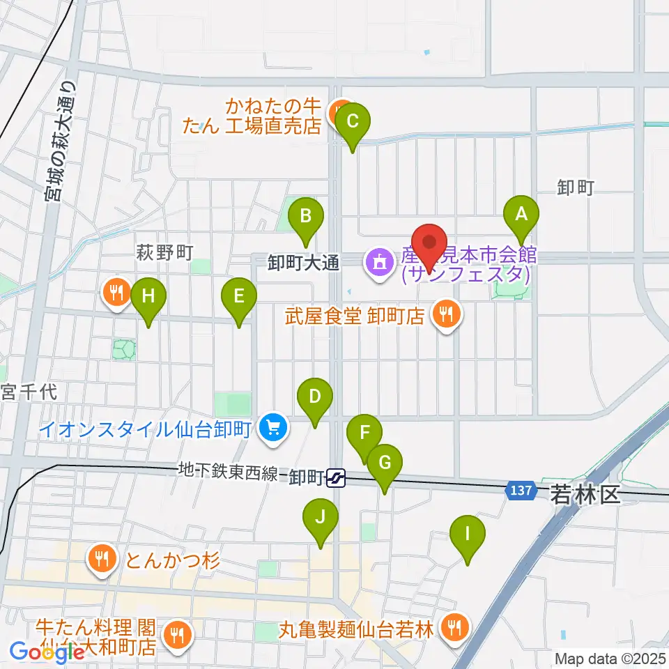 能-BOX周辺のコンビニエンスストア一覧地図