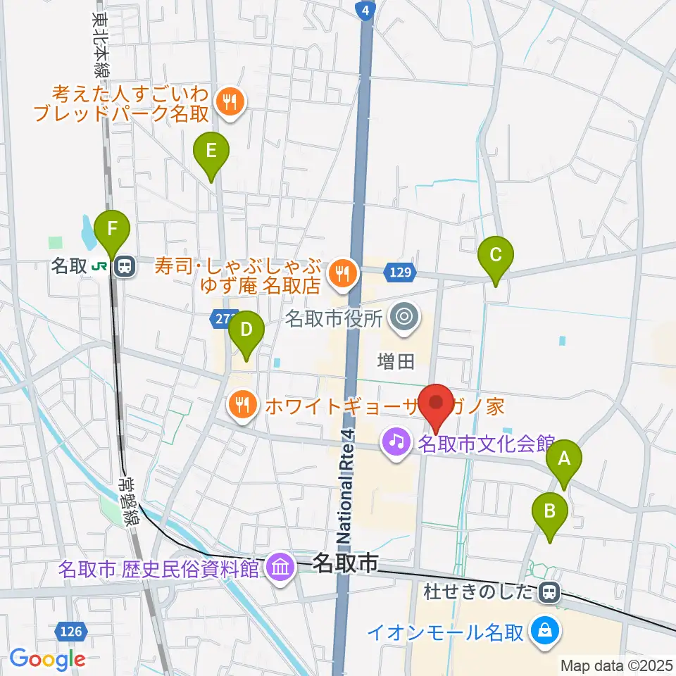 なとらじ801周辺のコンビニエンスストア一覧地図
