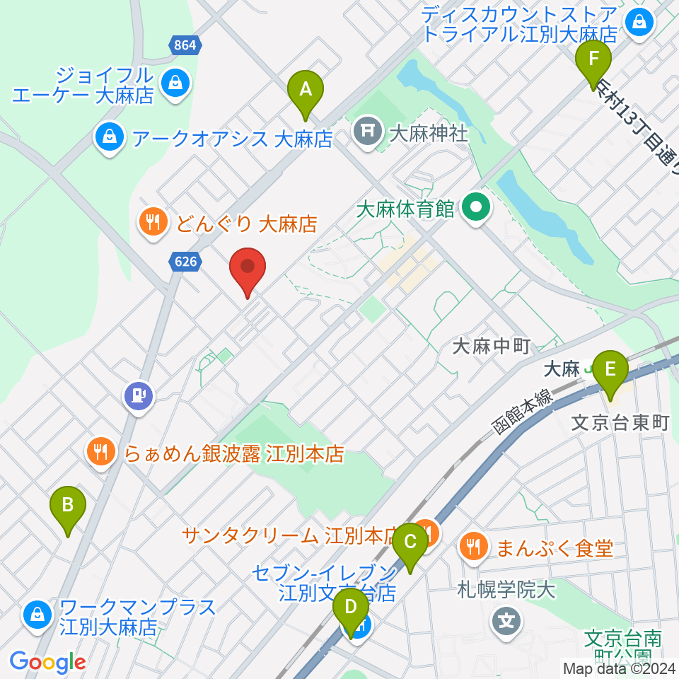 さくらぎピアノ教室周辺のコンビニエンスストア一覧地図