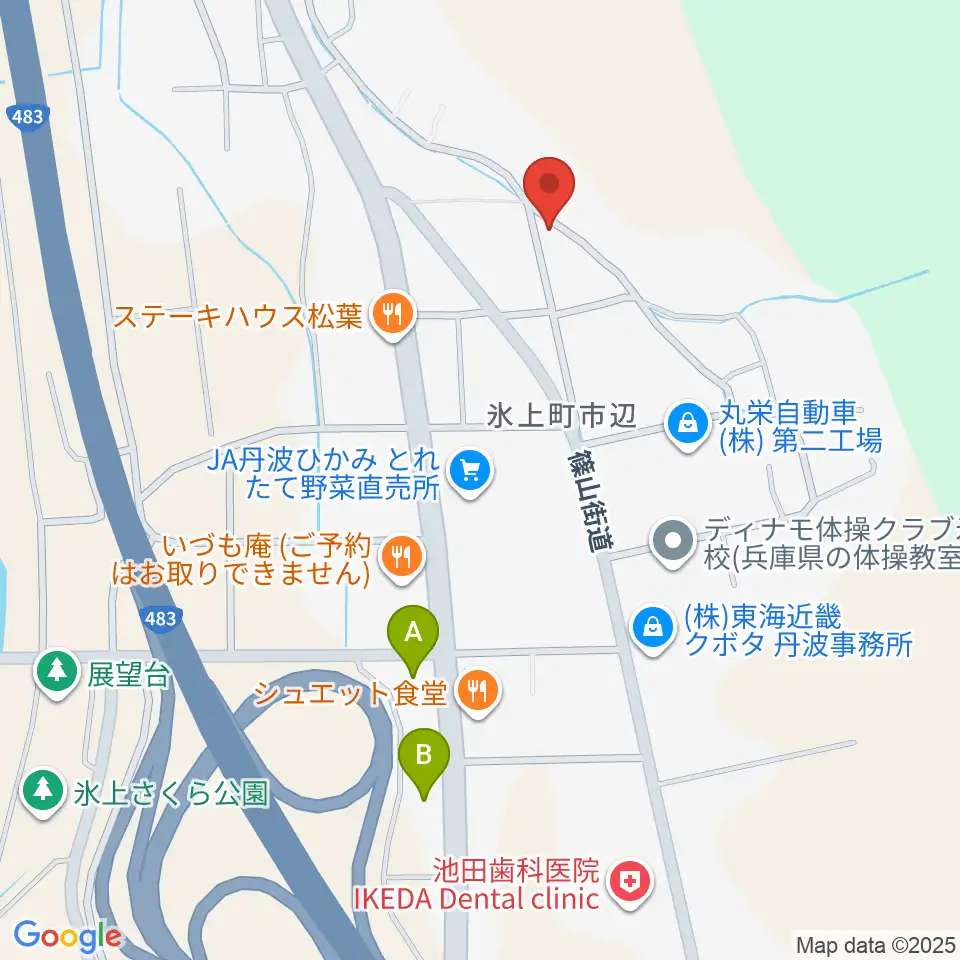 805たんば周辺のコンビニエンスストア一覧地図