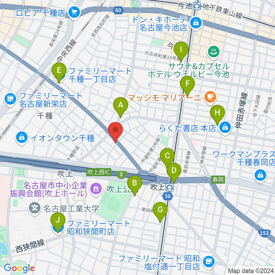 鑪ら場 たたらば周辺のコンビニエンスストア一覧地図