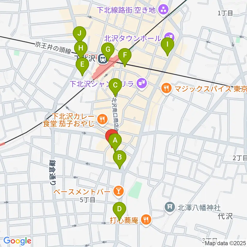 BM Studio周辺のコンビニエンスストア一覧地図