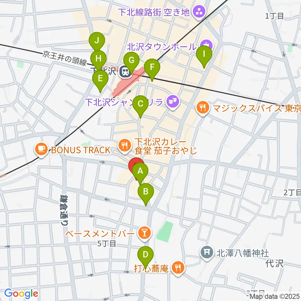 BM Studio周辺のコンビニエンスストア一覧地図