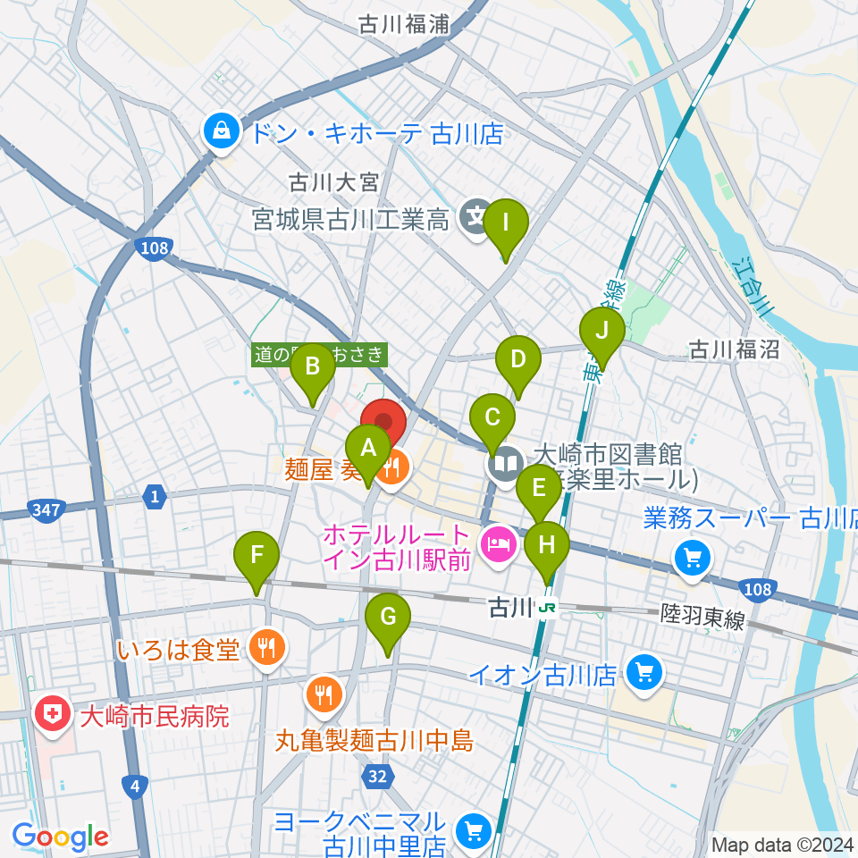 ソマキ・ミュージック周辺のコンビニエンスストア一覧地図