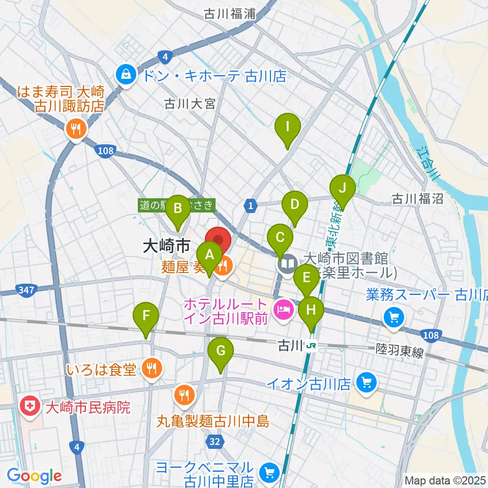 ソマキ・ミュージック周辺のコンビニエンスストア一覧地図