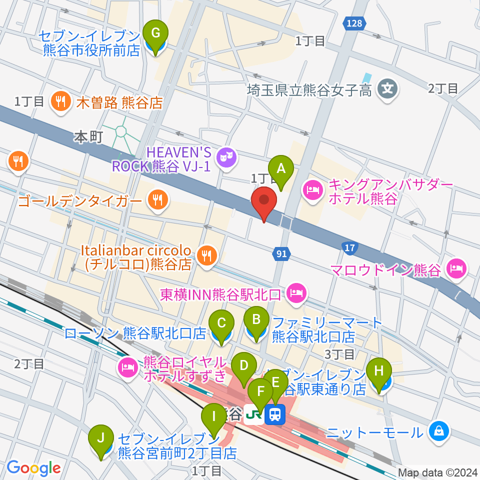 モルタルレコード周辺のコンビニエンスストア一覧地図