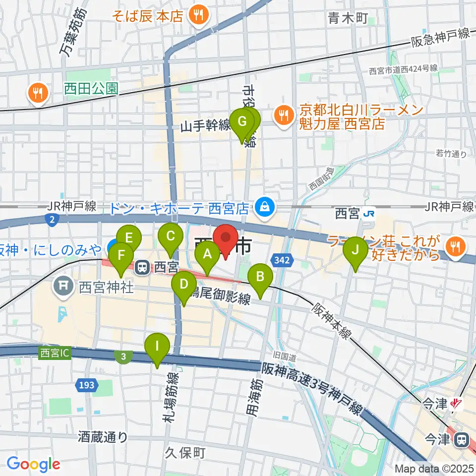 アミティ・ベイコムホール周辺のコンビニエンスストア一覧地図