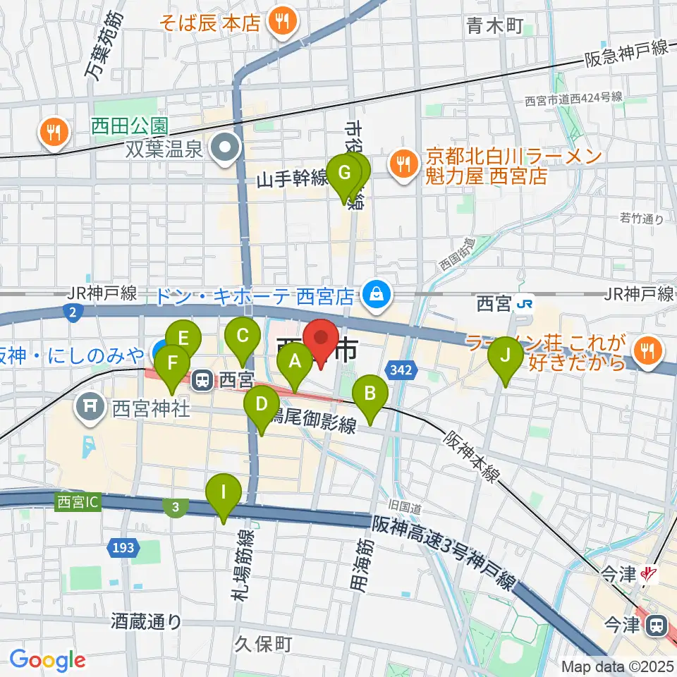 アミティ・ベイコムホール周辺のコンビニエンスストア一覧地図