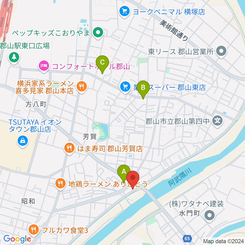 ココビートレコード周辺のコンビニエンスストア一覧地図