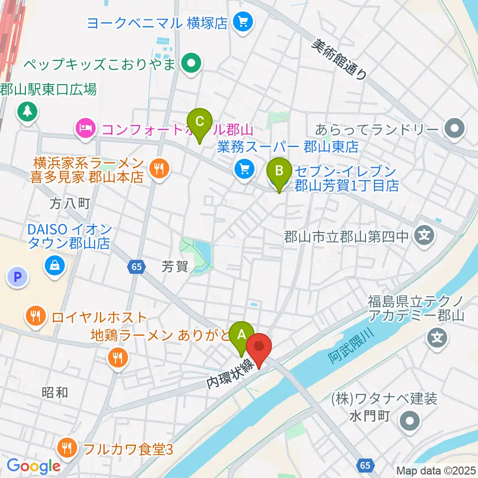 ココビートレコード周辺のコンビニエンスストア一覧地図