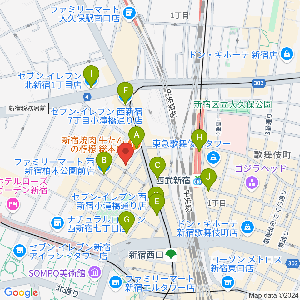 ガーデンシェッド周辺のコンビニエンスストア一覧地図