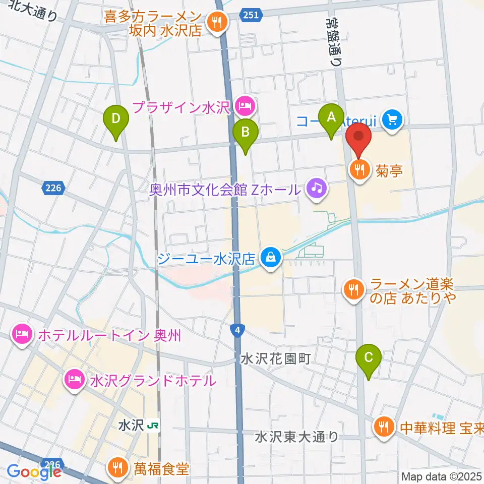 正時堂アテルイセンター周辺のコンビニエンスストア一覧地図