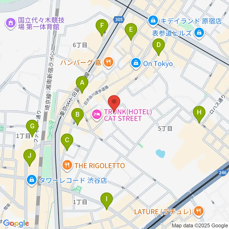 GLOCAL RECORDS周辺のコンビニエンスストア一覧地図