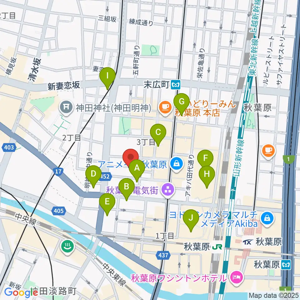 Twin Box周辺のコンビニエンスストア一覧地図