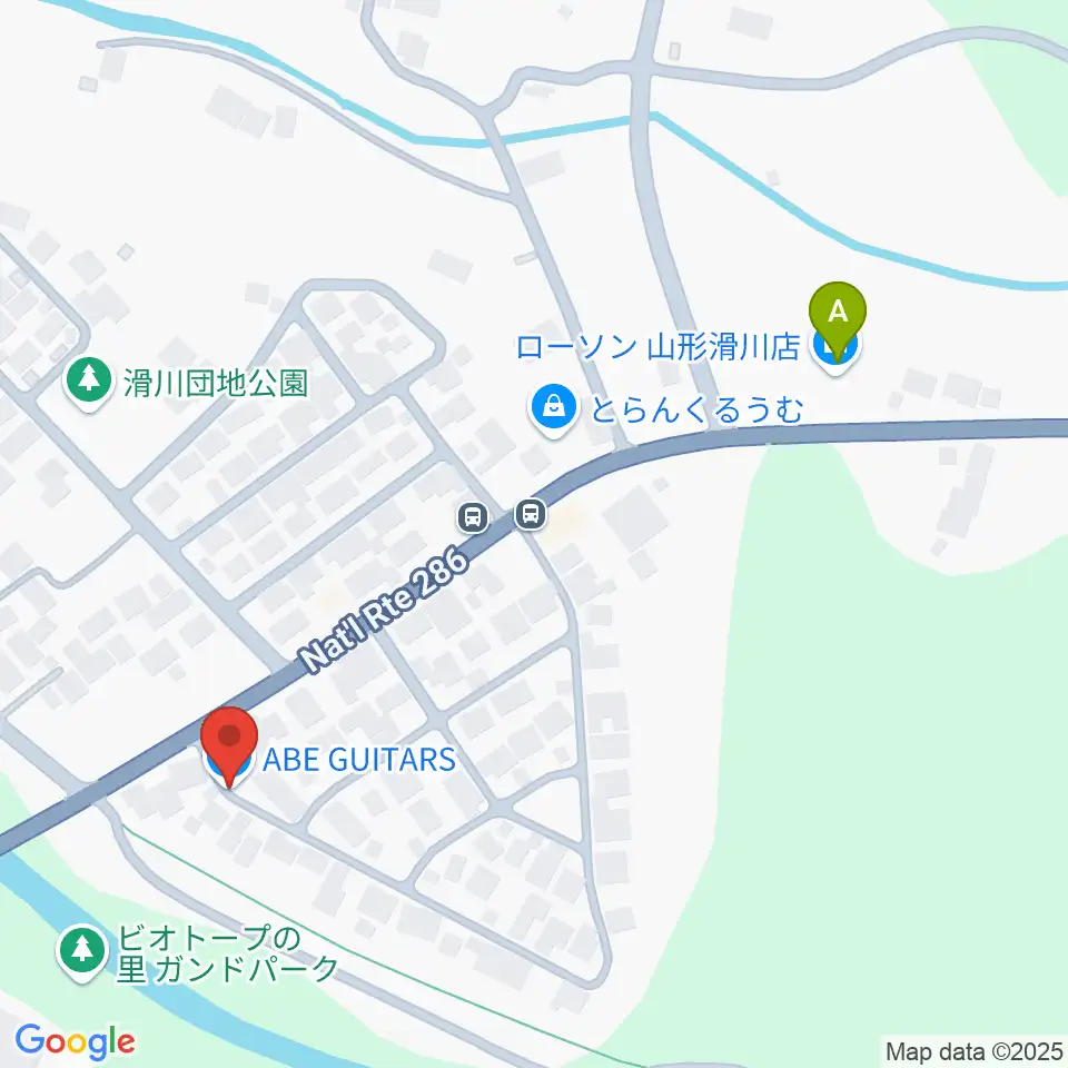 ABE GUITARS周辺のコンビニエンスストア一覧地図