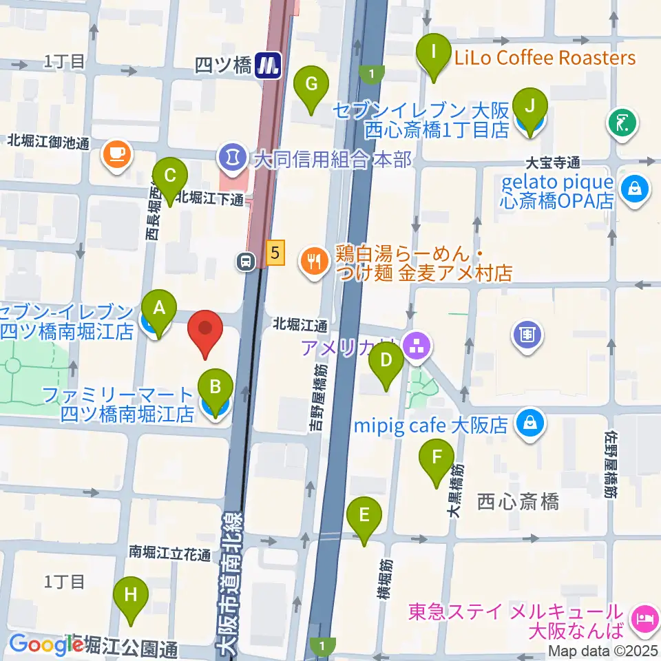 TIME BOMB RECORDS周辺のコンビニエンスストア一覧地図