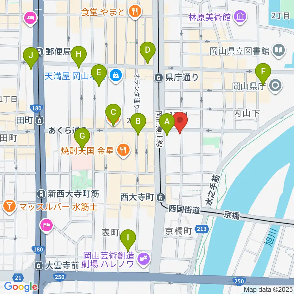 record shop DIG DIG周辺のコンビニエンスストア一覧地図