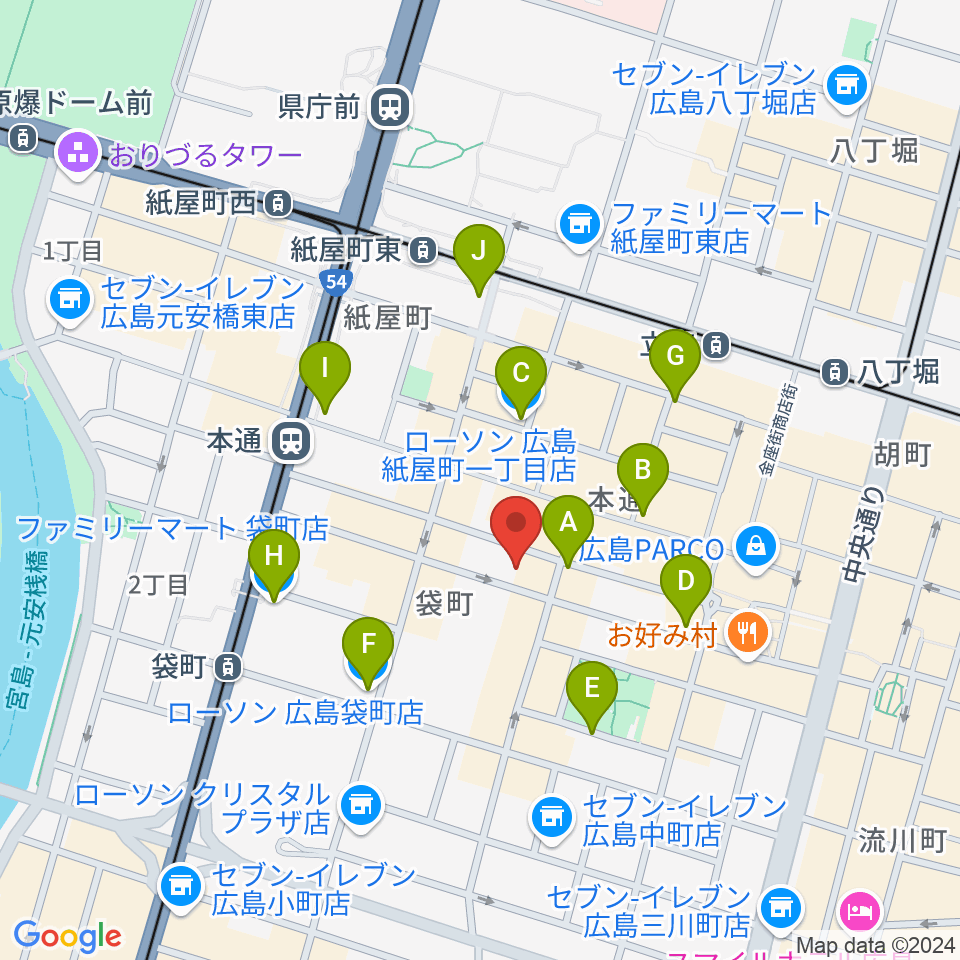 DISK SHOP MISERY周辺のコンビニエンスストア一覧地図