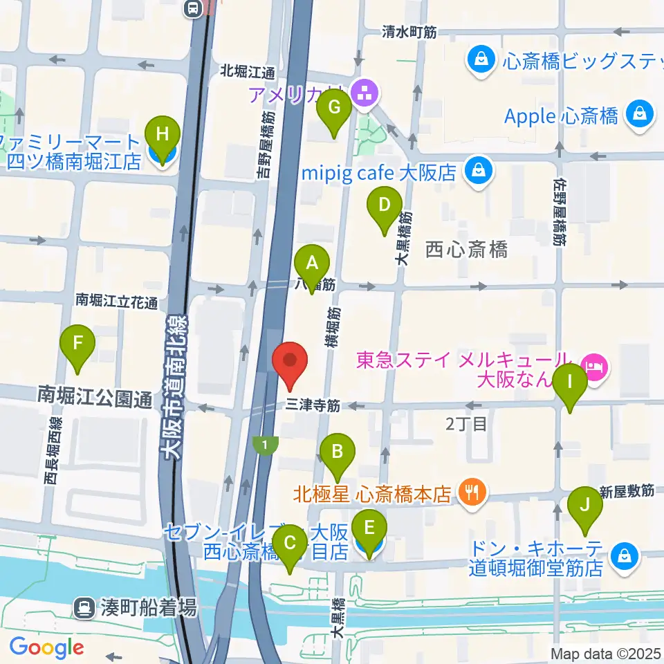 Groovenut Records周辺のコンビニエンスストア一覧地図
