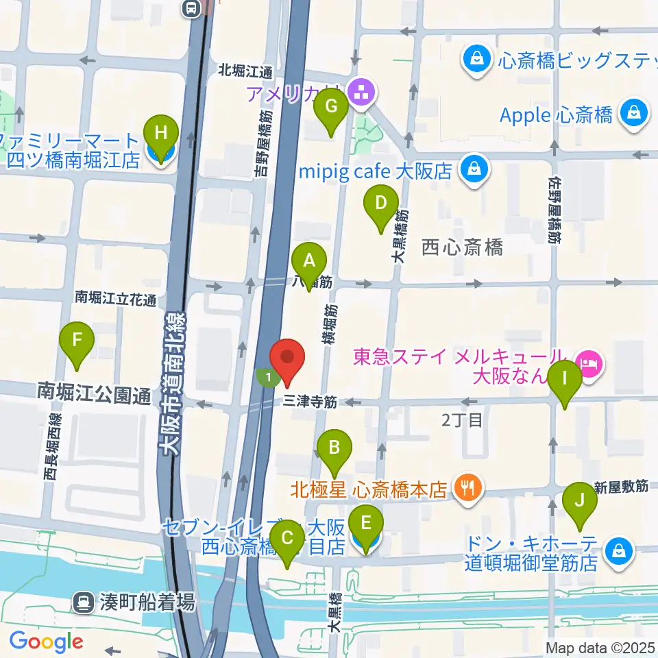 Groovenut Records周辺のコンビニエンスストア一覧地図