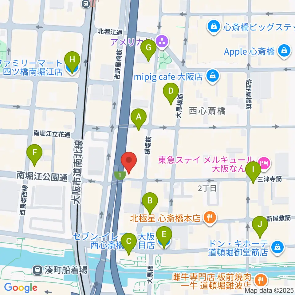 Groovenut Records周辺のコンビニエンスストア一覧地図