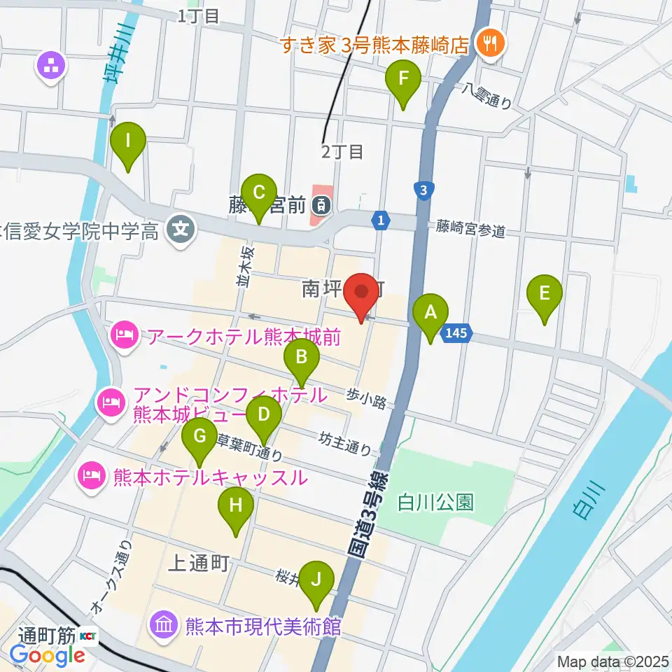 PEANUTS RECORDS周辺のコンビニエンスストア一覧地図