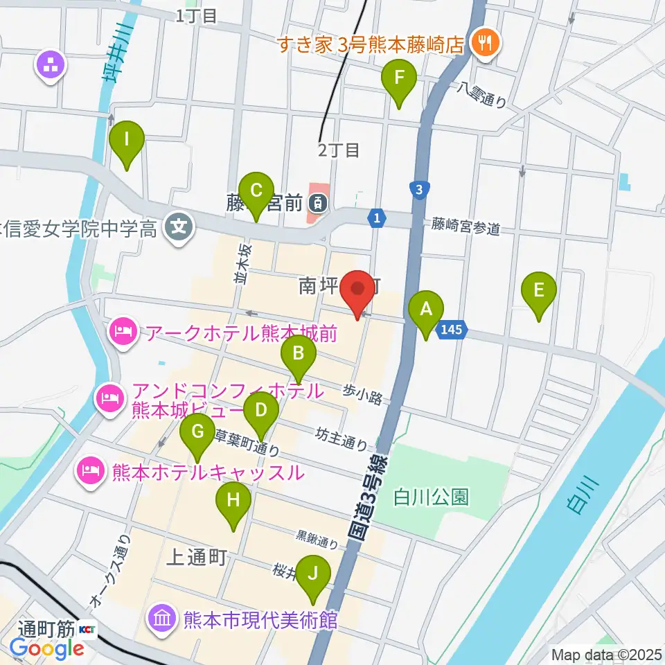PEANUTS RECORDS周辺のコンビニエンスストア一覧地図