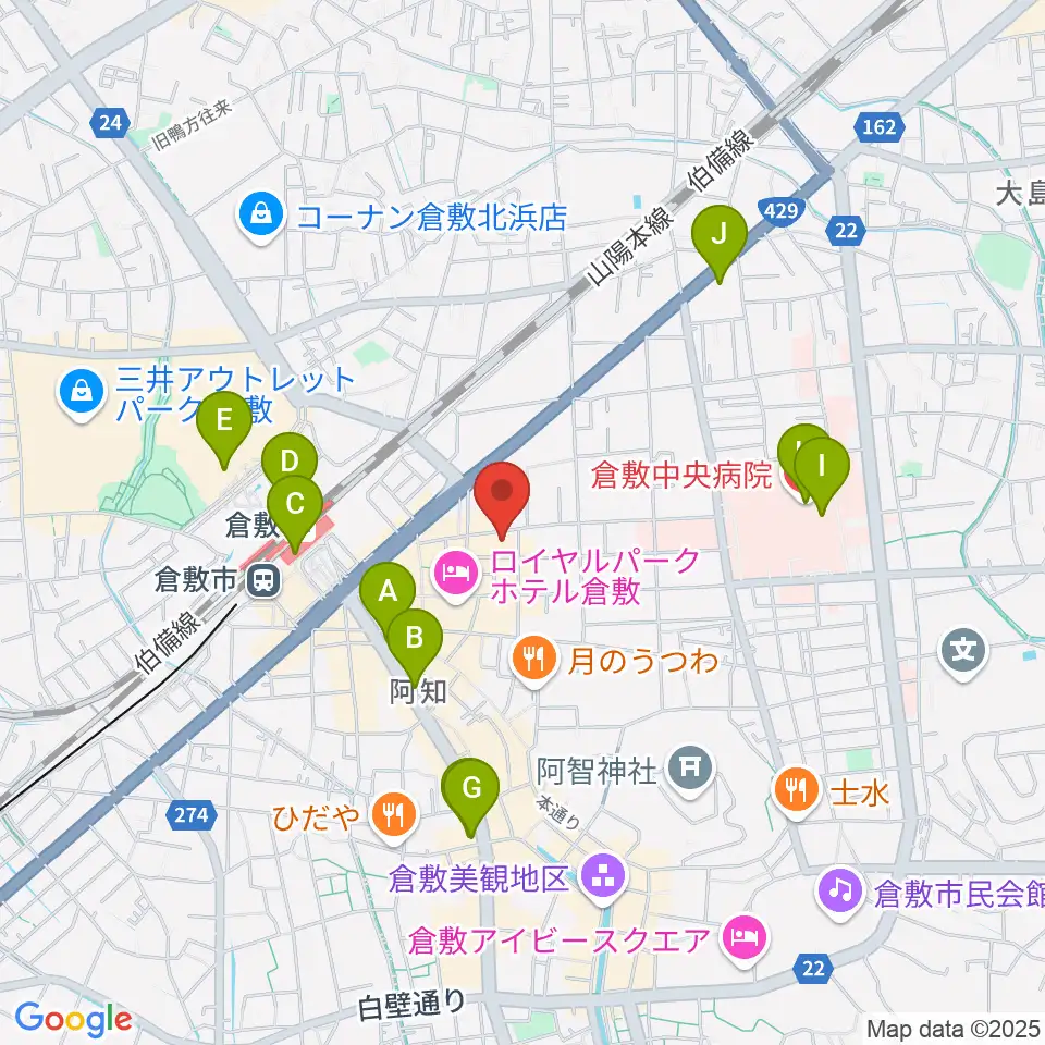 ガーデンオブディライト周辺のコンビニエンスストア一覧地図