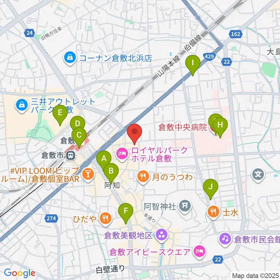 ガーデンオブディライト周辺のコンビニエンスストア一覧地図