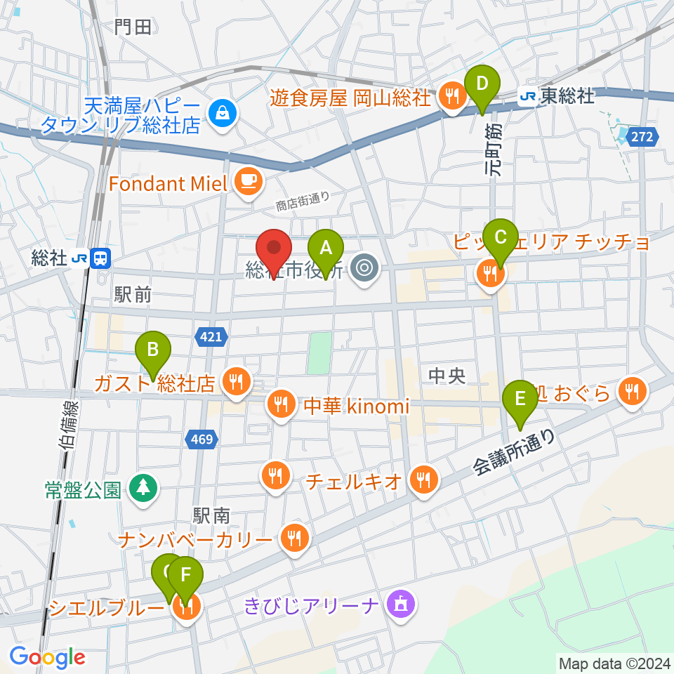 レコード屋 総社店周辺のコンビニエンスストア一覧地図