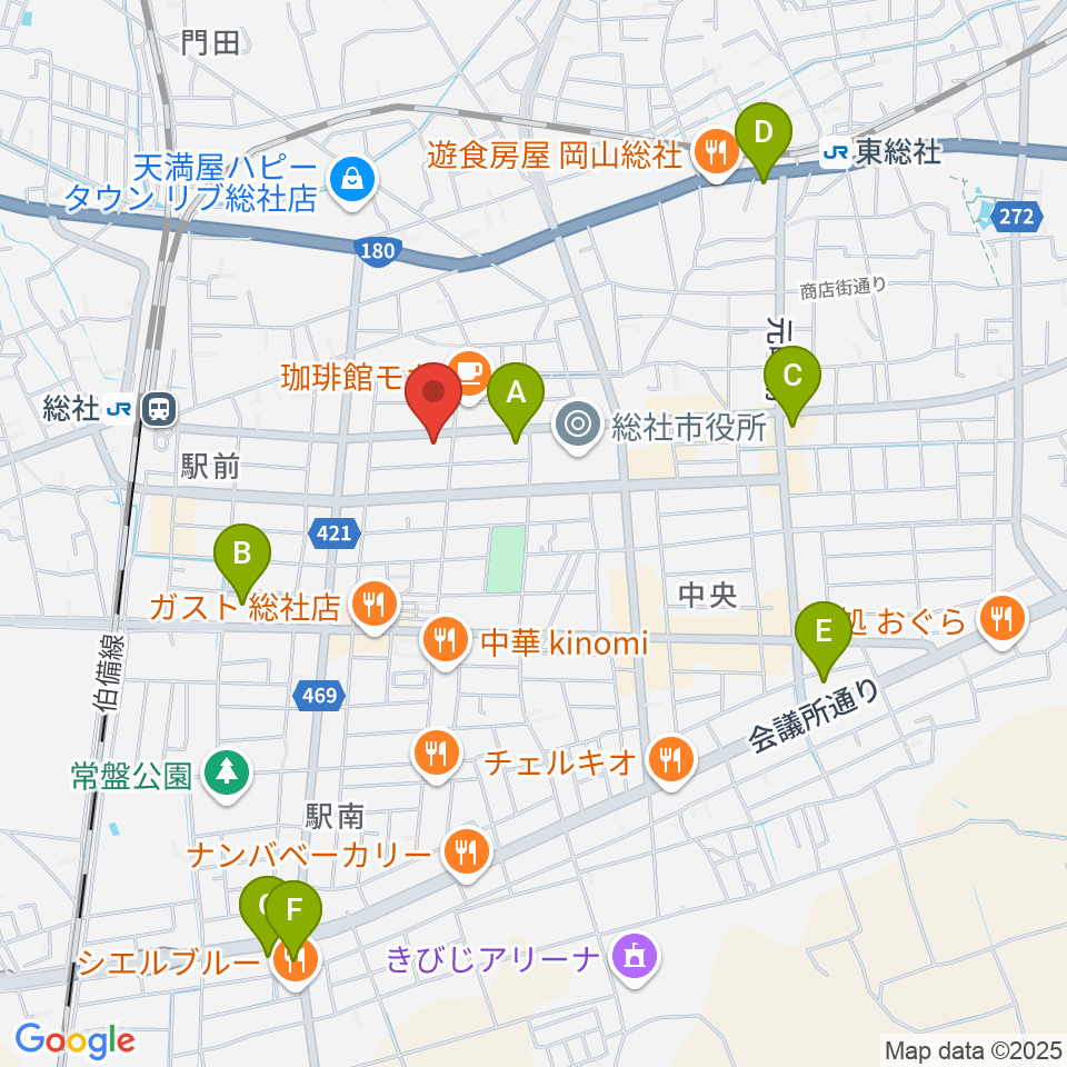 レコード屋 総社店周辺のコンビニエンスストア一覧地図