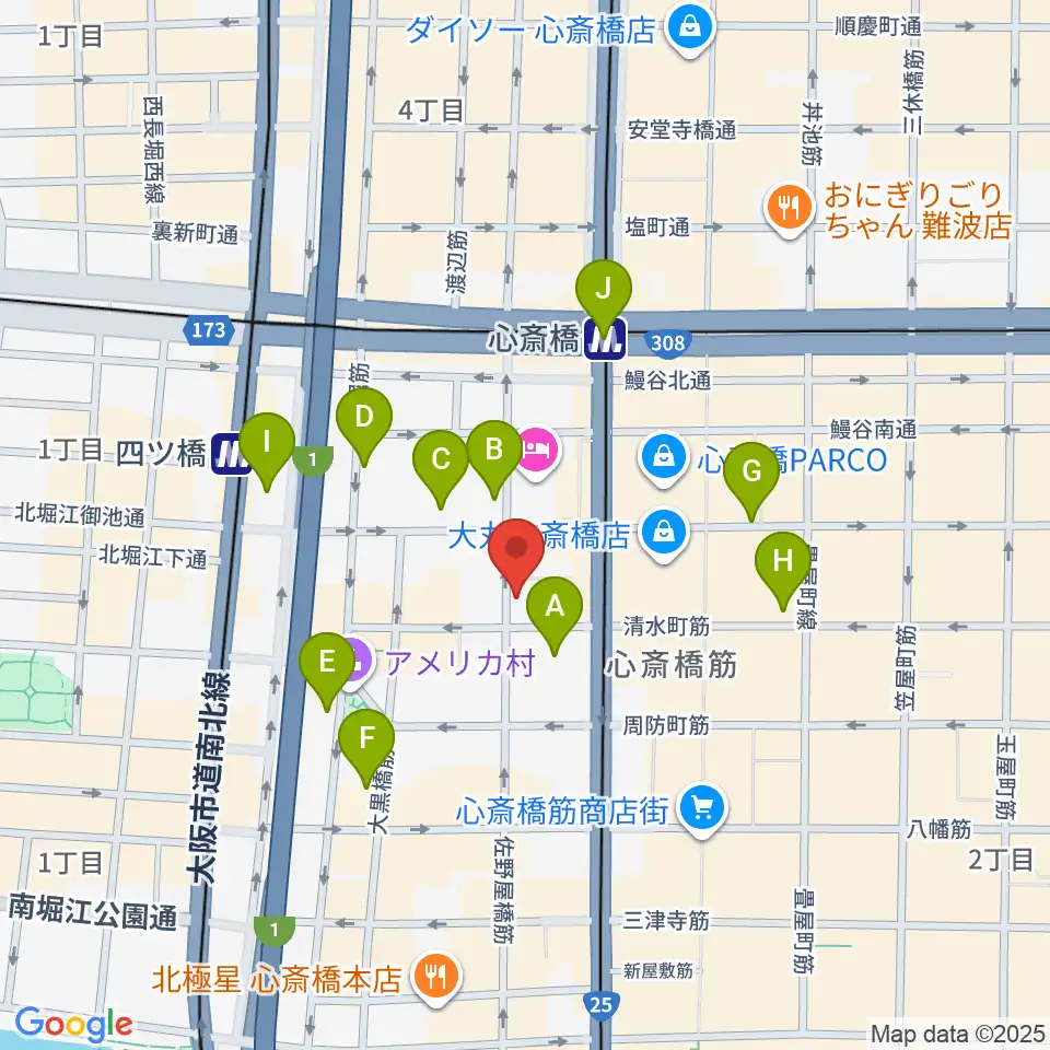 VOXMUSIC周辺のコンビニエンスストア一覧地図