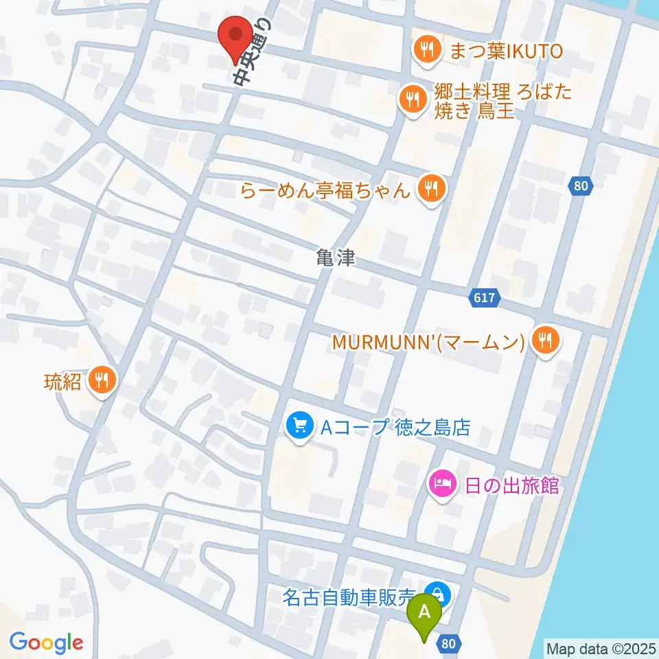 徳之島MAC周辺のコンビニエンスストア一覧地図