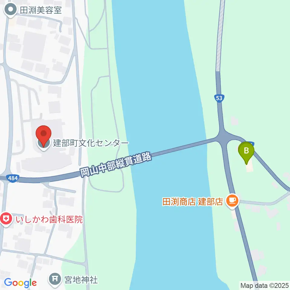 建部町文化センター周辺のコンビニエンスストア一覧地図