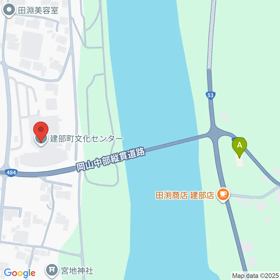 建部町文化センター周辺のコンビニエンスストア一覧地図