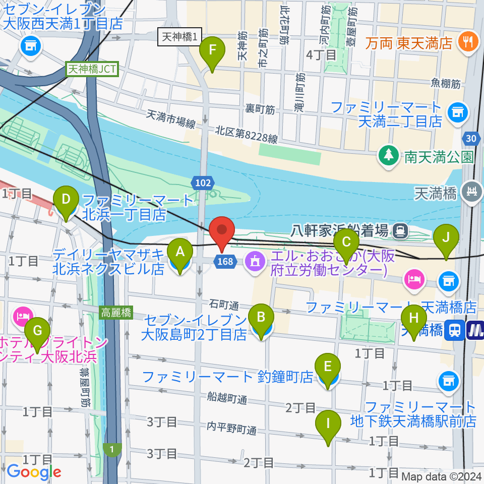 COMPUFUNK RECORDS周辺のコンビニエンスストア一覧地図