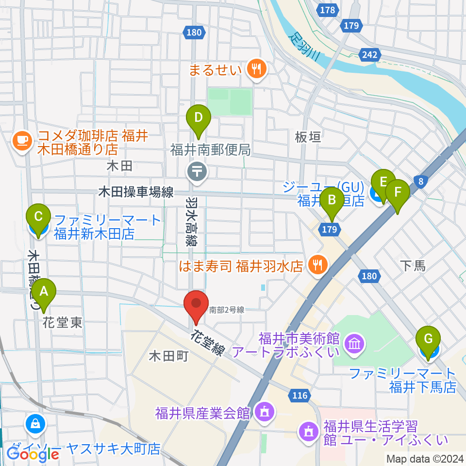 フラミンゴレコーズ周辺のコンビニエンスストア一覧地図