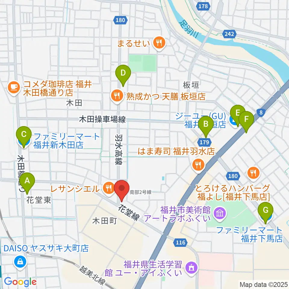 フラミンゴレコーズ周辺のコンビニエンスストア一覧地図