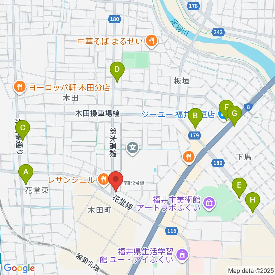 フラミンゴレコーズ周辺のコンビニエンスストア一覧地図