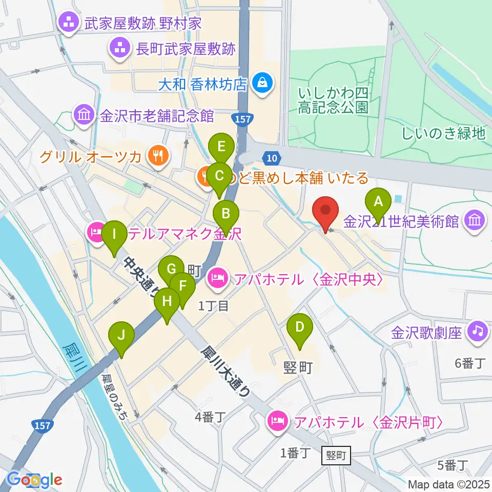 レコード・ビーチパーティ周辺のコンビニエンスストア一覧地図