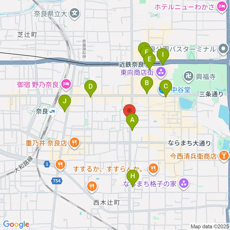 THROAT RECORDS周辺のコンビニエンスストア一覧地図