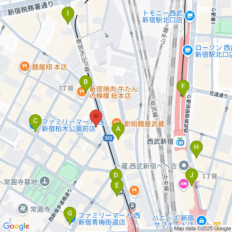 レッドリングレコード周辺のコンビニエンスストア一覧地図