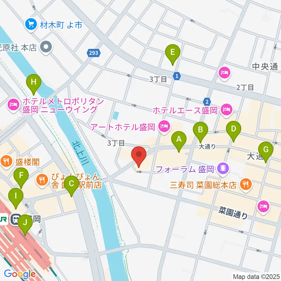 Knowledge Records周辺のコンビニエンスストア一覧地図