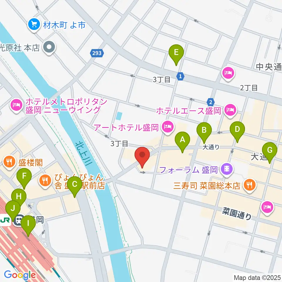 Knowledge Records周辺のコンビニエンスストア一覧地図
